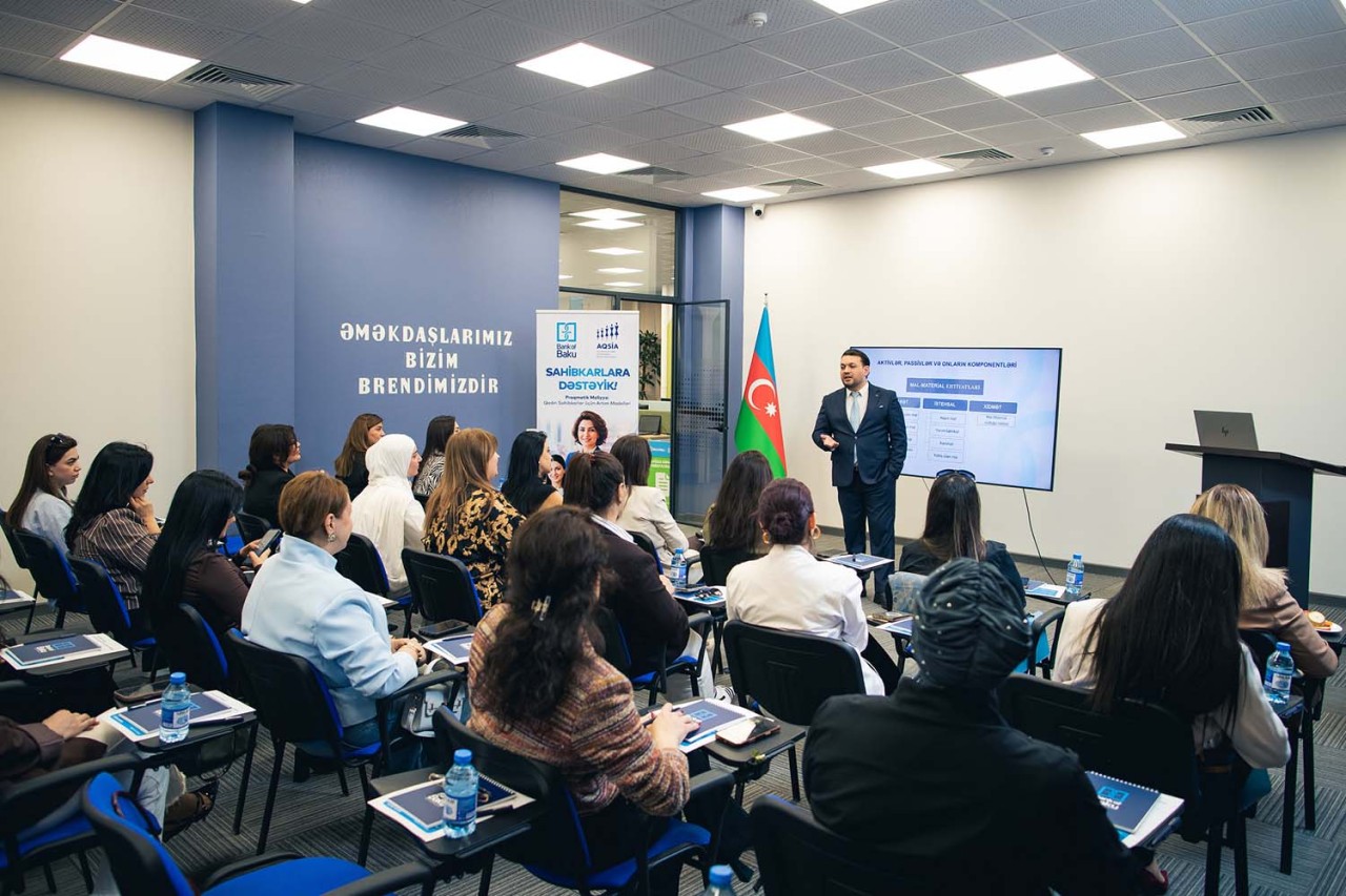 "Bank of Baku"dan qadın sahibkarlara dəstək – Praqmatik maliyyə təlimi (FOTOLAR)